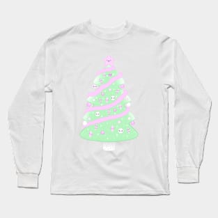 Pink Christmas Tree Long Sleeve T-Shirt